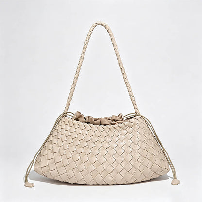 Hand‑Woven Drawstring Hobo Und - Shopdayla Wholesale - #4866