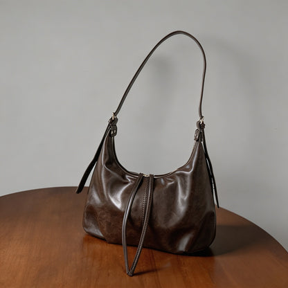 Brown Hobo Shoulder Bag - Shopdayla Wholesale - #4914