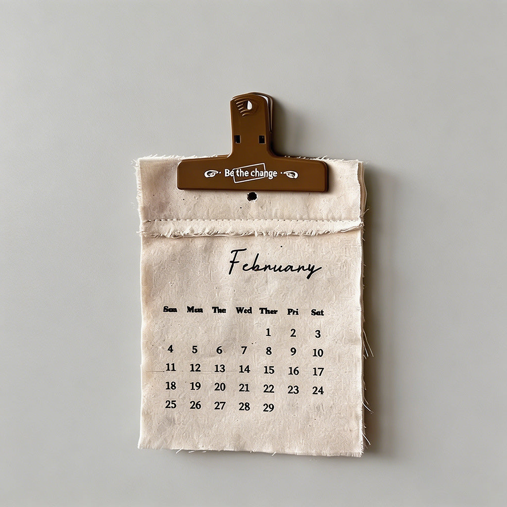 Linen Fabric Calendar - Shopdayla Wholesale - #2994