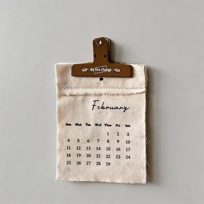 Linen Fabric Calendar - Shopdayla Wholesale - #2994