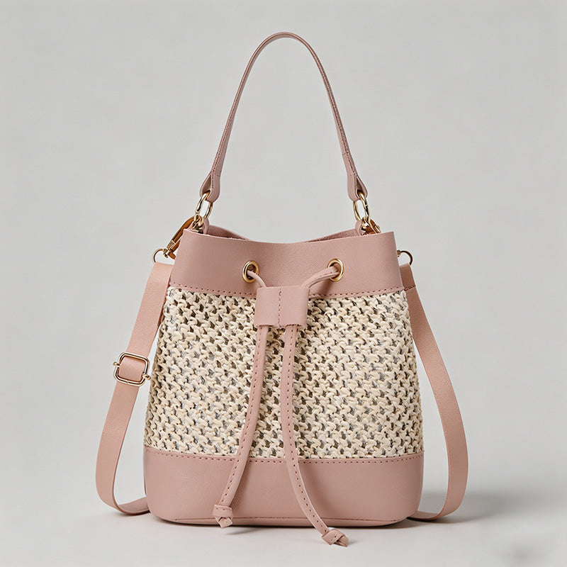 Woven Mini Bucket Bag - Shopdayla Wholesale - #6514