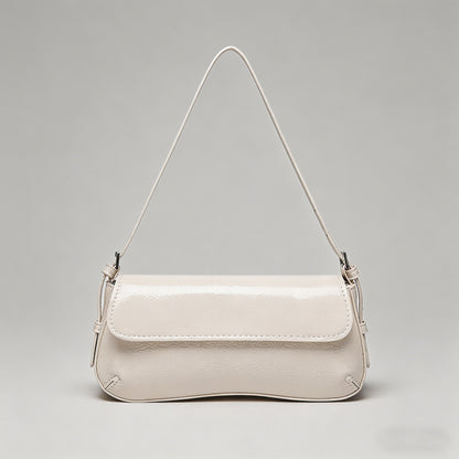Patent Leather Baguette Should - Shopdayla Wholesale - #2306