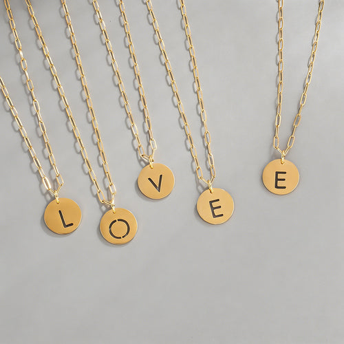 26-Piece Initial Letter Pendan - Shopdayla Wholesale - #5554