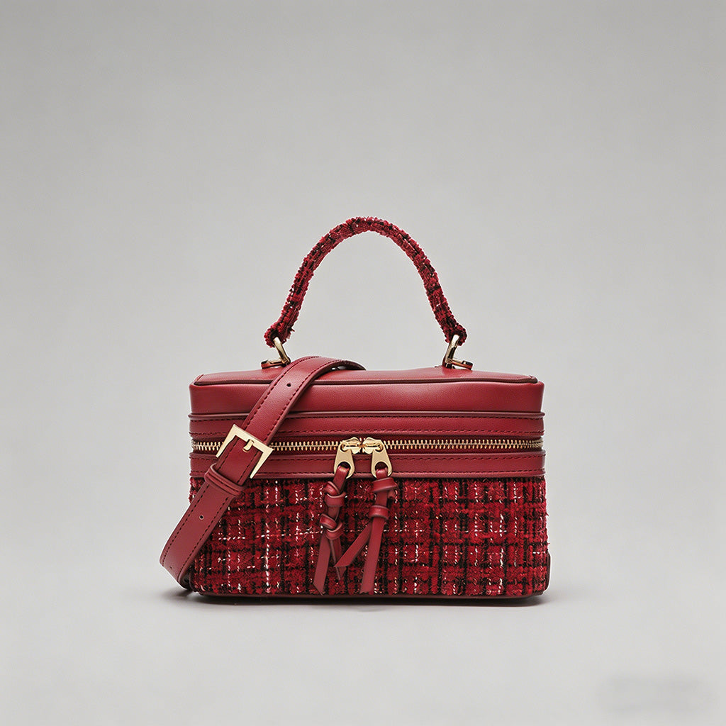 Tweed Vanity Case Crossbody Ba - Shopdayla Wholesale - #2530