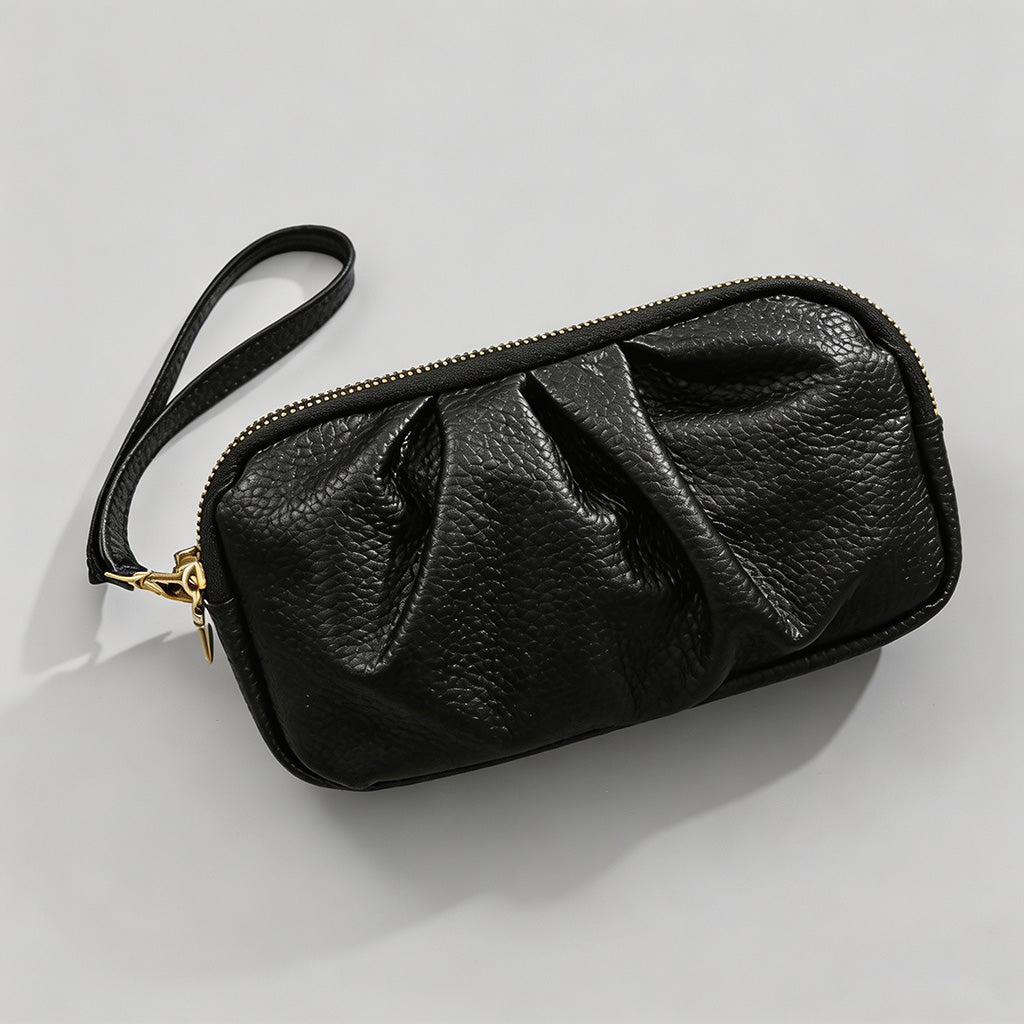 Everyday Ruched Leather Mini C - Shopdayla Wholesale - #8610