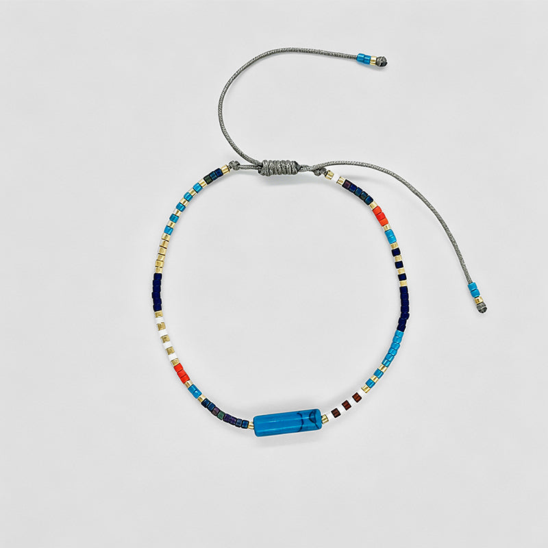 Ultra‑Thin Rainbow Beaded Brac - Shopdayla Wholesale - #5282