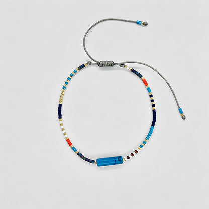 Ultra‑Thin Rainbow Beaded Brac - Shopdayla Wholesale - #5282