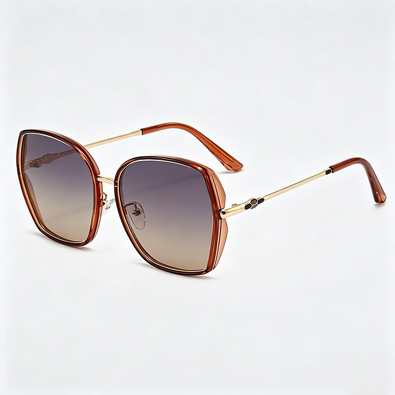 Polarized Oversized Metal Sung - Shopdayla Wholesale - #7458