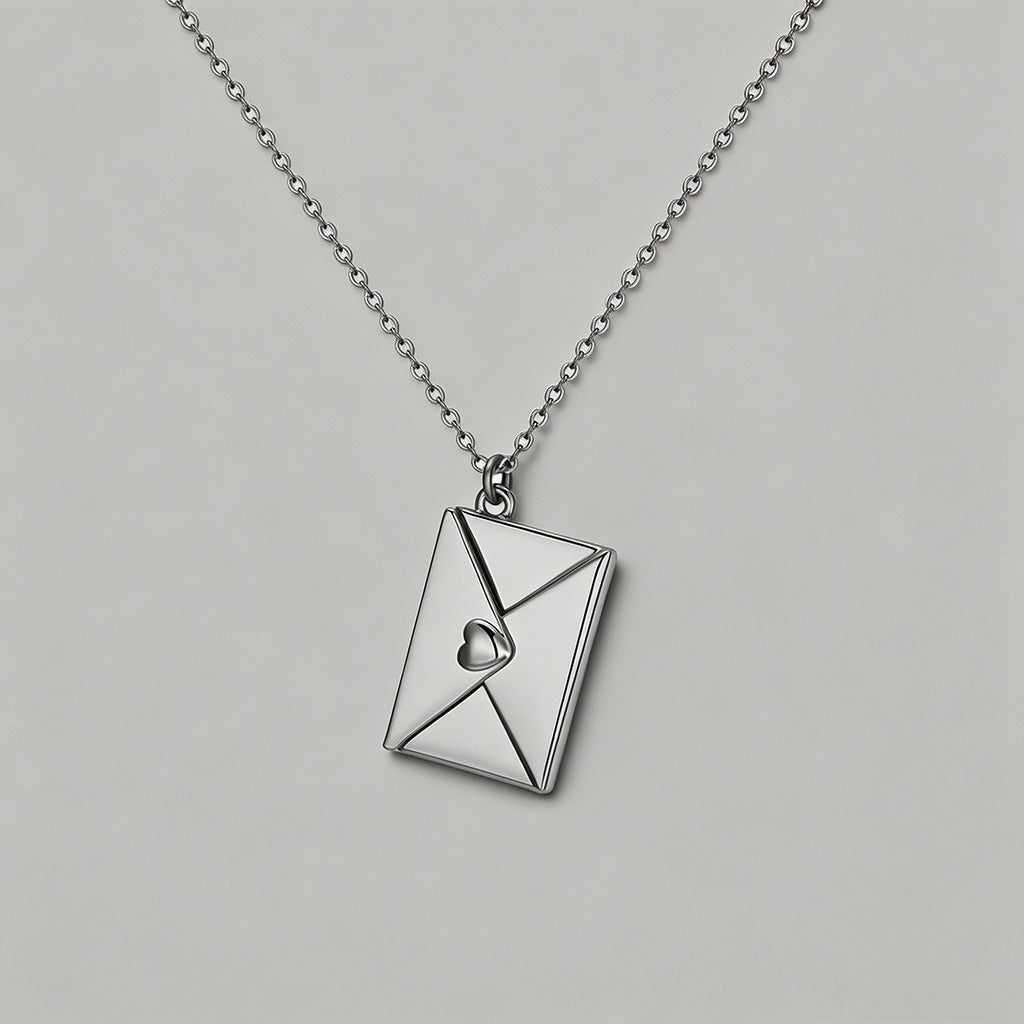 Love You Envelope Locket Penda - Shopdayla Wholesale - #9506