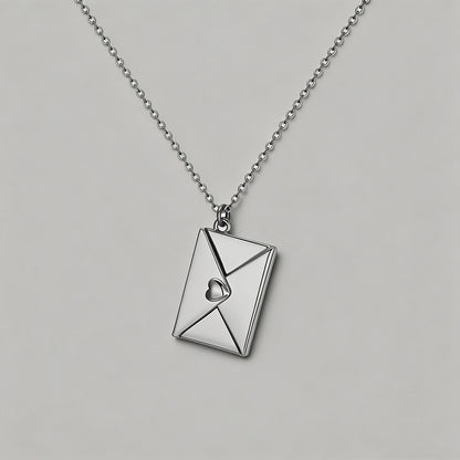 Love You Envelope Locket Penda - Shopdayla Wholesale - #9506