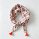 Orange Floral / One Size