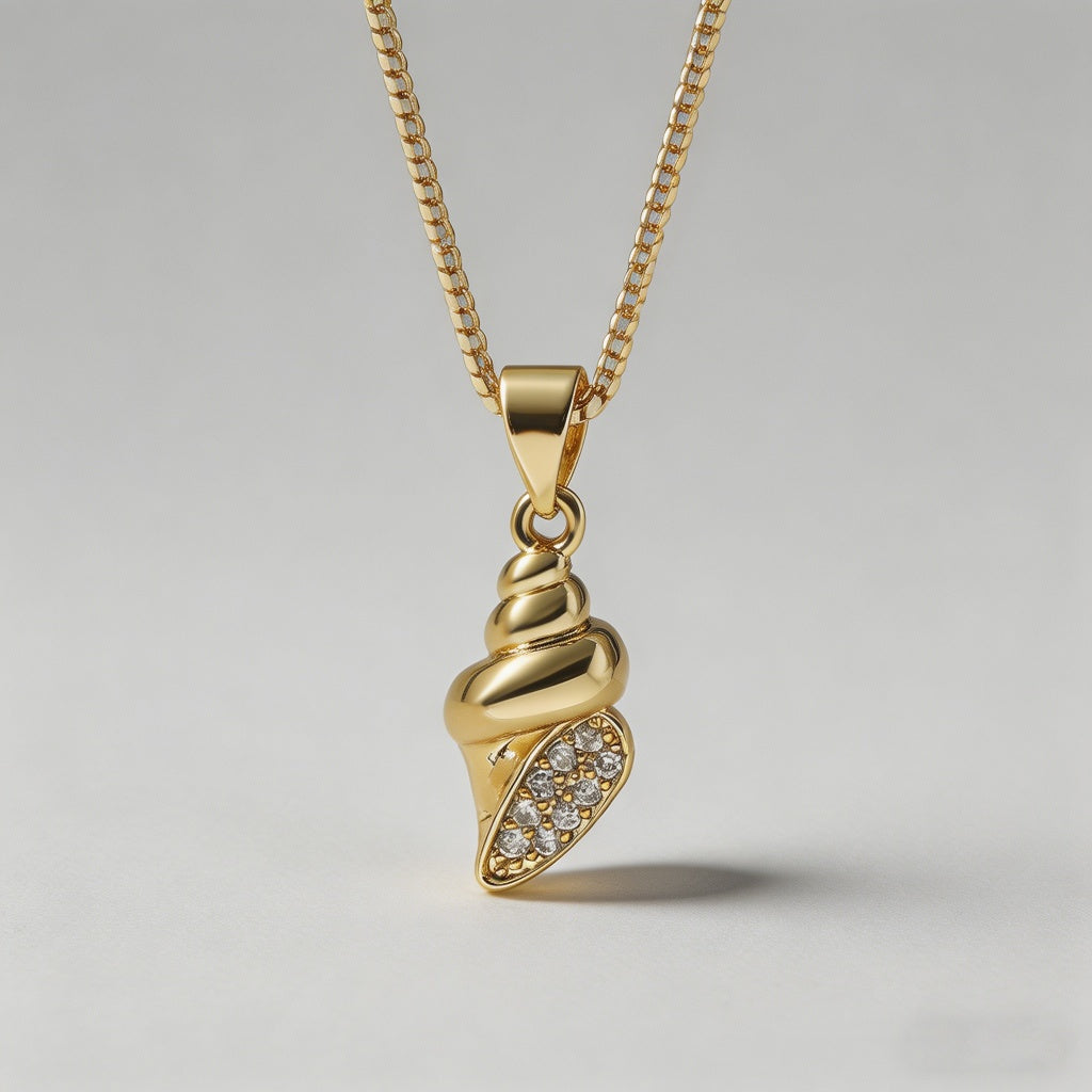 Charm Enamel & Pendant Necklace