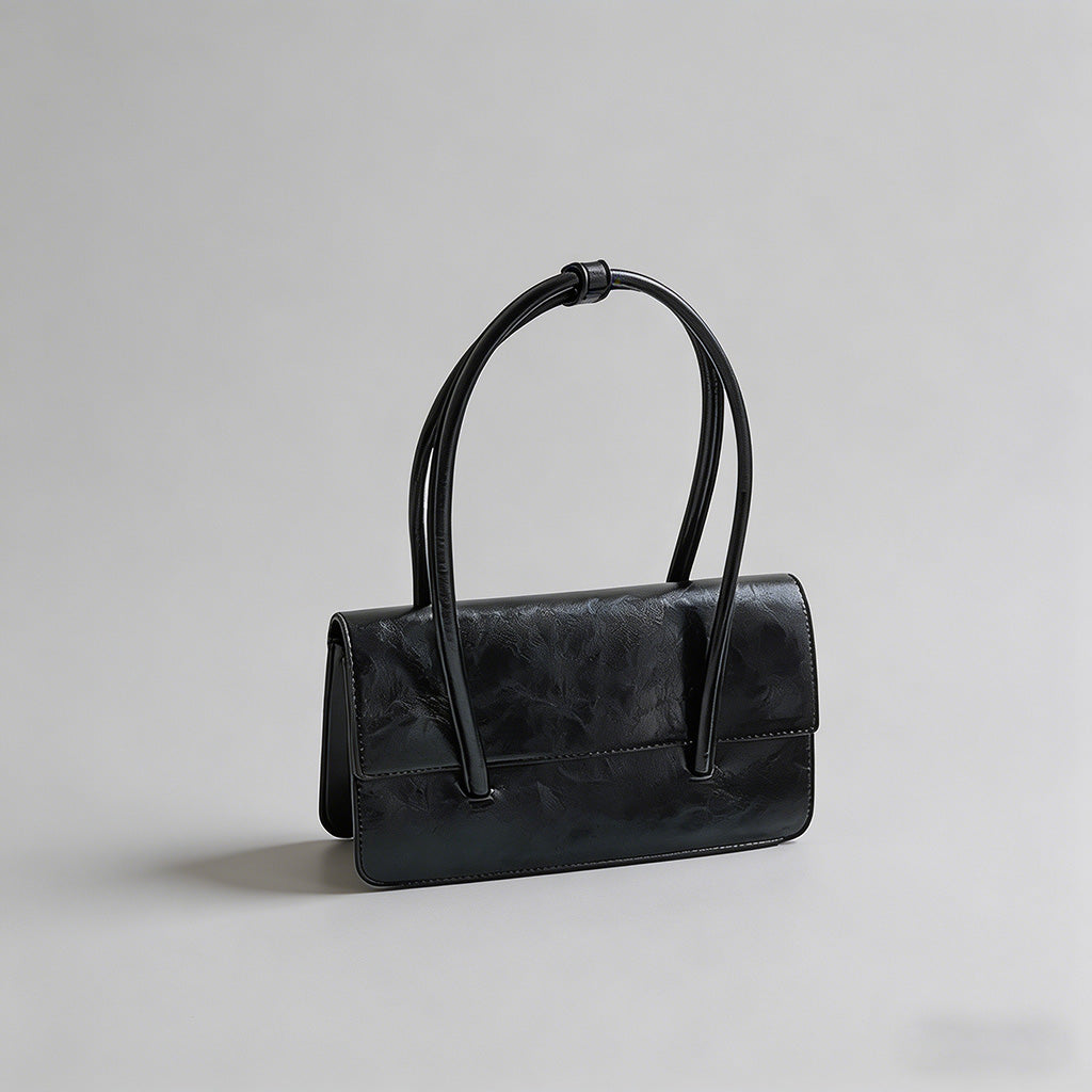 Sleek Structured Faux Leather - Shopdayla Wholesale - #6978