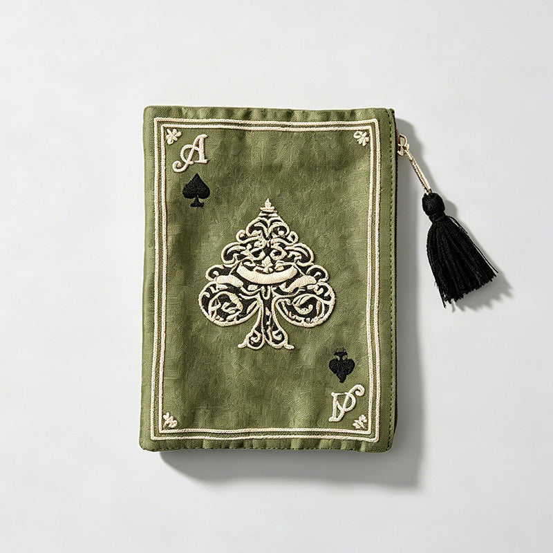 Poker Embroidery Tassel Cosmet - Shopdayla Wholesale - #1906