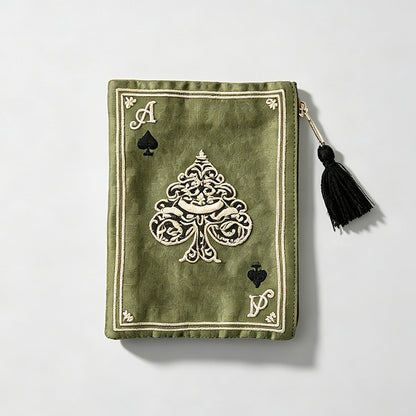 Poker Embroidery Tassel Cosmet - Shopdayla Wholesale - #1906