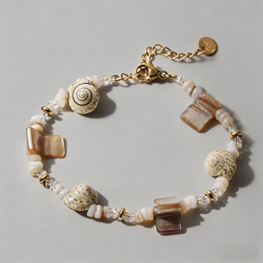 Beach Shell Stainless Steel Be - Shopdayla Wholesale - #5298