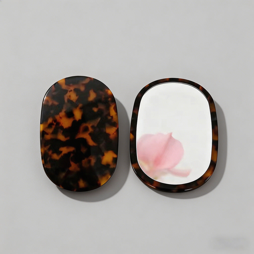 Tortoise Compact Mirror - Shopdayla Wholesale - #8930