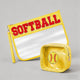 Yellow/SOFTBALL / One Size