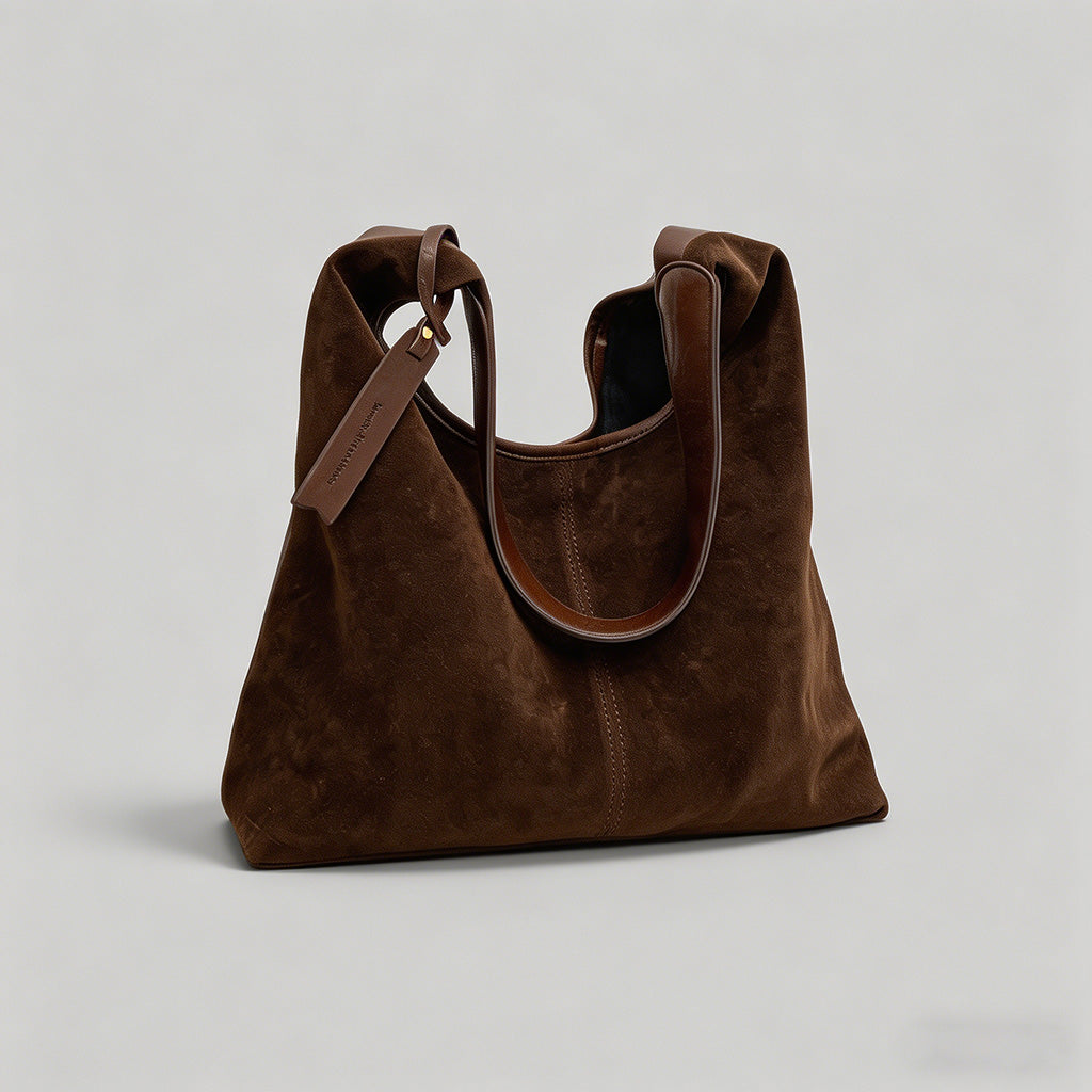 Vintage Suede Hobo Shoulder Ba - Shopdayla Wholesale - #1570
