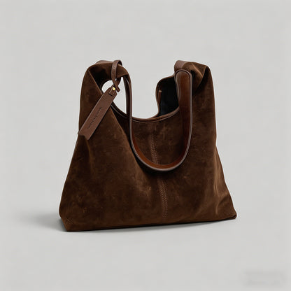 Vintage Suede Hobo Shoulder Ba - Shopdayla Wholesale - #1570