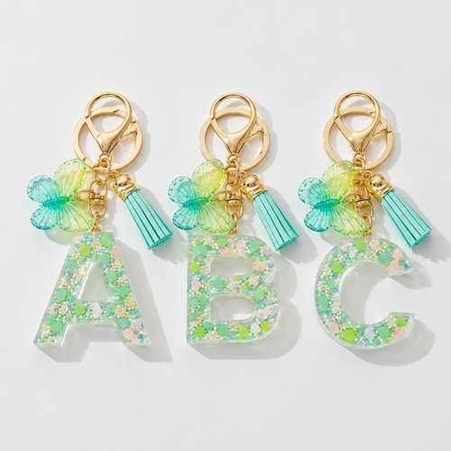 26PCS A-Z Glitter Resin Letter - Shopdayla Wholesale - #8194