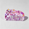 Purple Floral / One Size