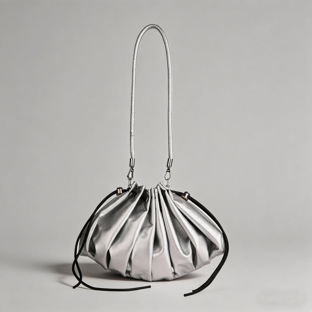 Ruched Drawstring Cloud Dumpli - Shopdayla Wholesale - #5970