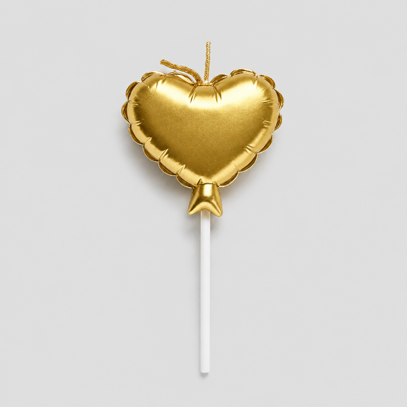 Metallic Balloon-Style Heart & - Shopdayla Wholesale - #3026