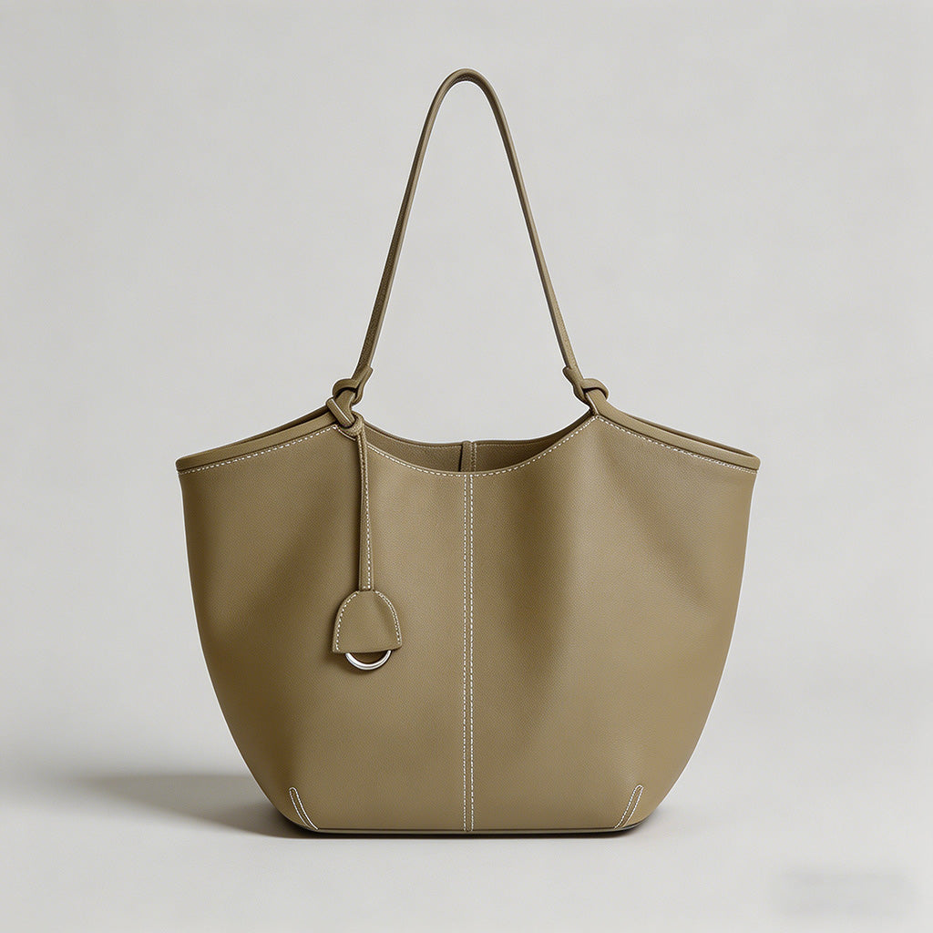 Minimalist Stitch Detail Tote - Shopdayla Wholesale - #9202