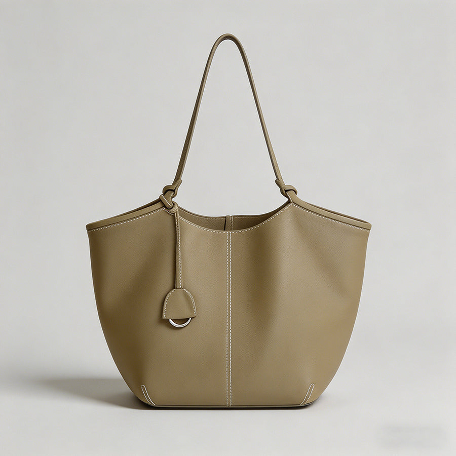 Minimalist Stitch Detail Tote - Shopdayla Wholesale - #9202
