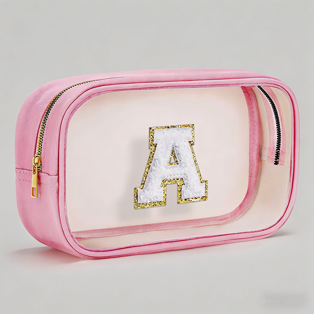 Clear Initial Travel Case - Shopdayla Wholesale - #8930