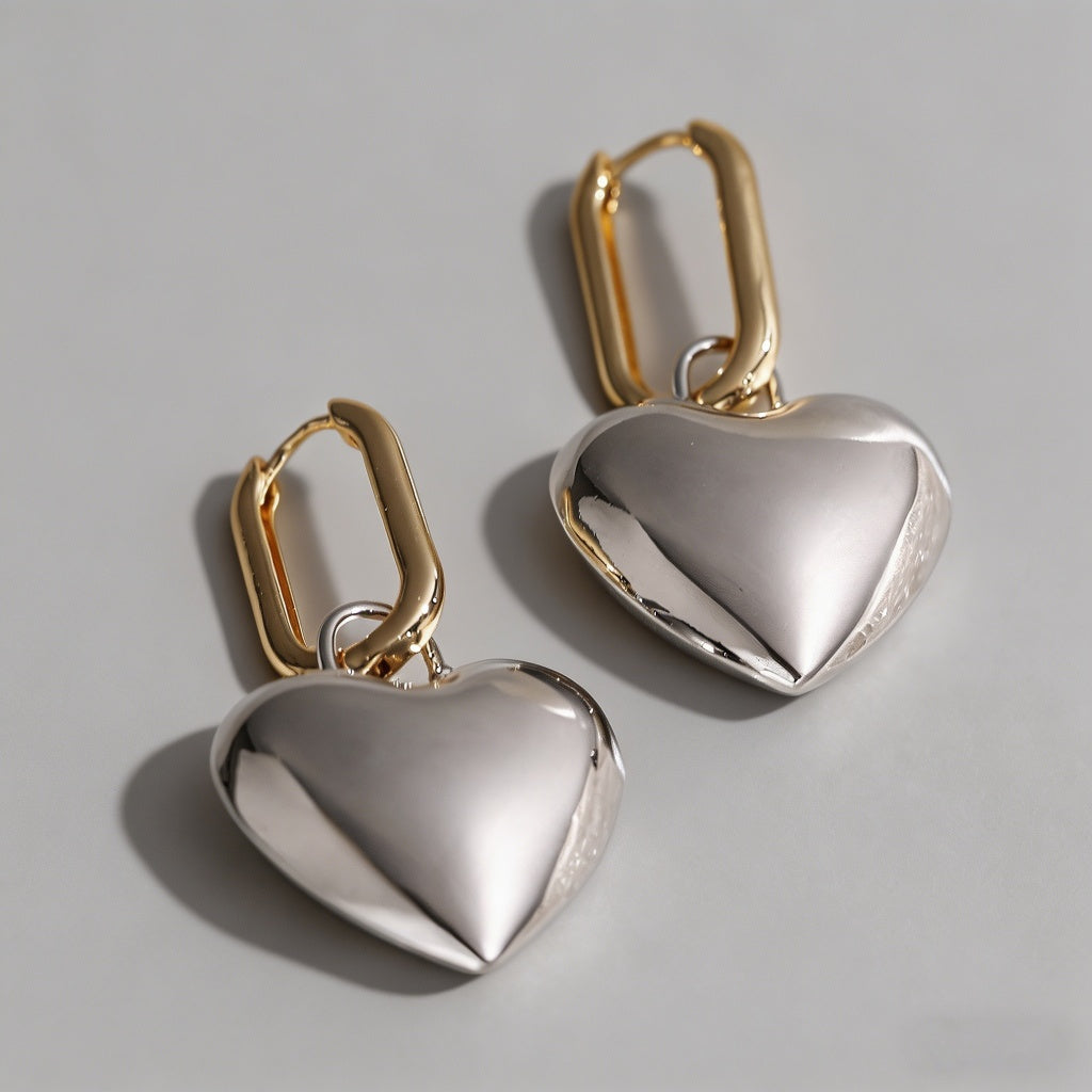 Luxury 3D Puffy Heart Dangle E - Shopdayla Wholesale - #5186