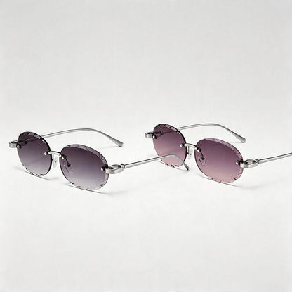 Rimless Cut-Lens Sunglasses - Shopdayla Wholesale - #7218