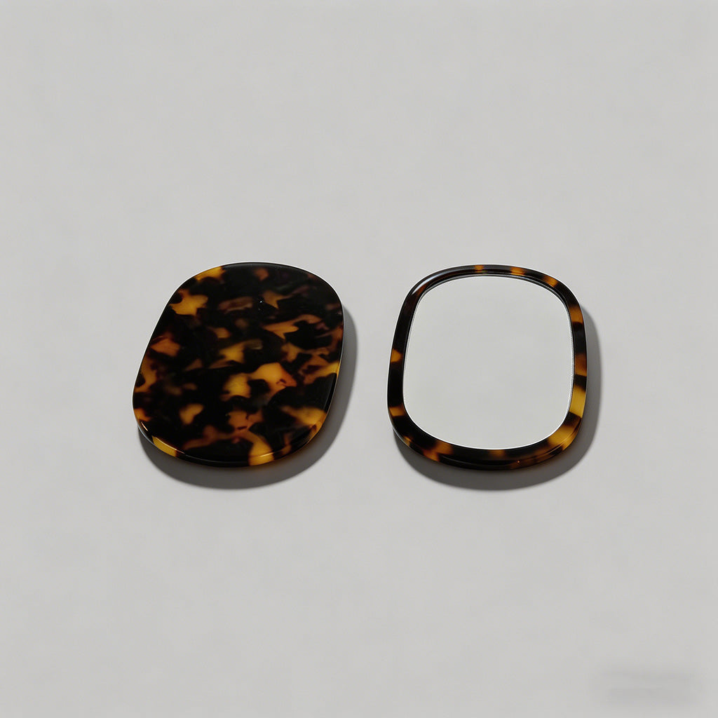 Tortoise Compact Mirror - Shopdayla Wholesale - #7234
