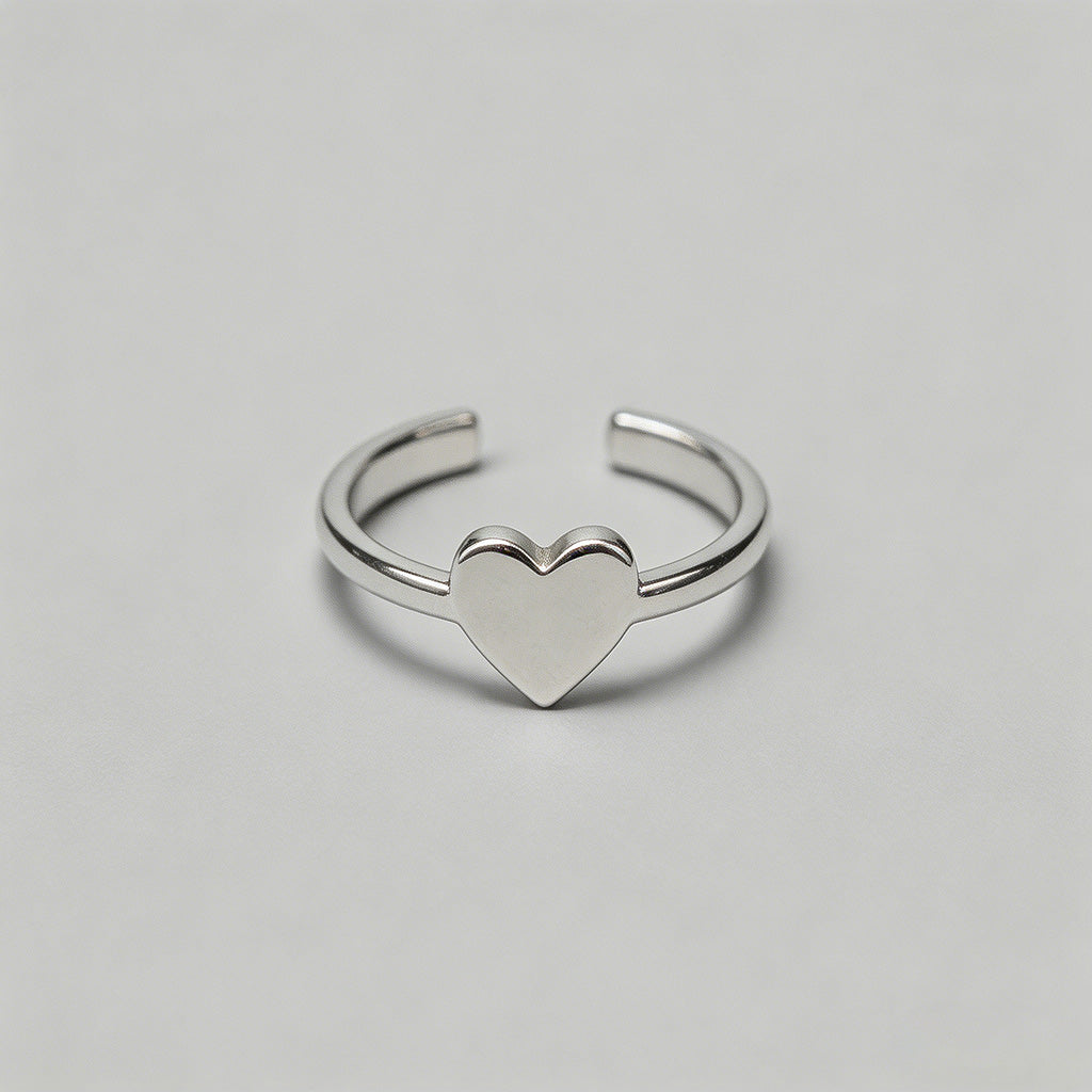 Silver Open Adjustable Ring - Shopdayla Wholesale - #4722