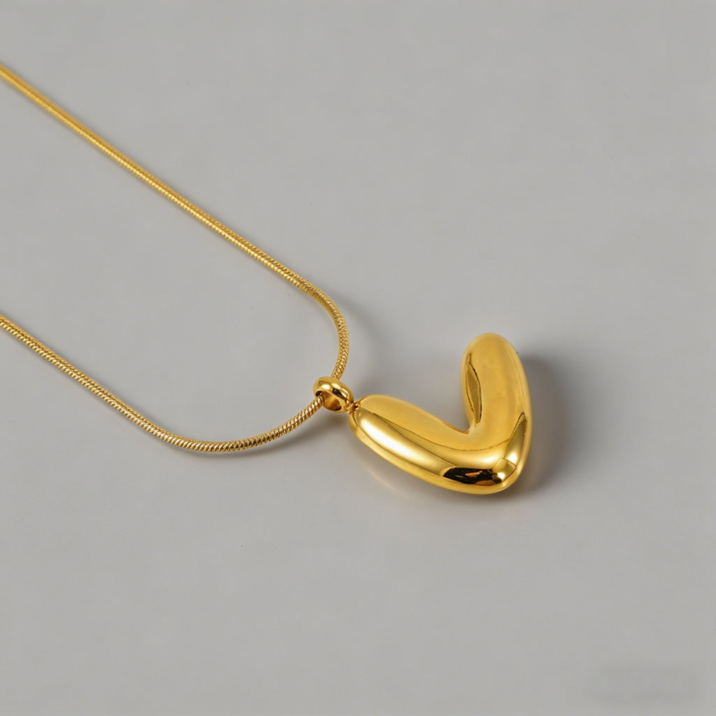 3D Bubble Letter Initial Neckl - Shopdayla Wholesale - #1618