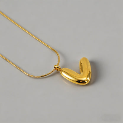3D Bubble Letter Initial Neckl - Shopdayla Wholesale - #1618