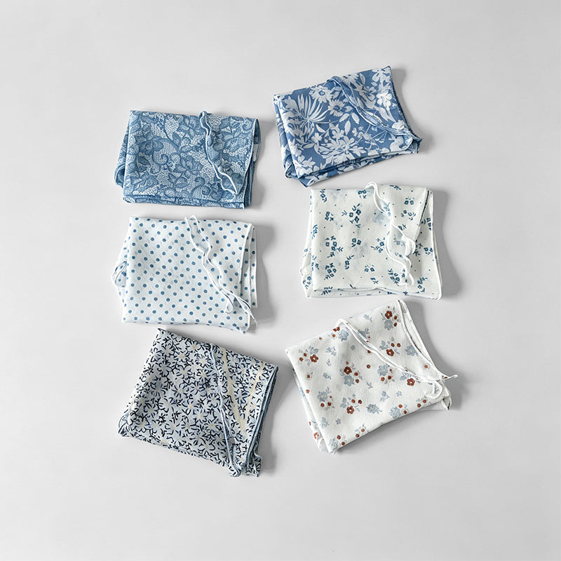 Simple Floral Chiffon Triangle - Shopdayla Wholesale - #9618