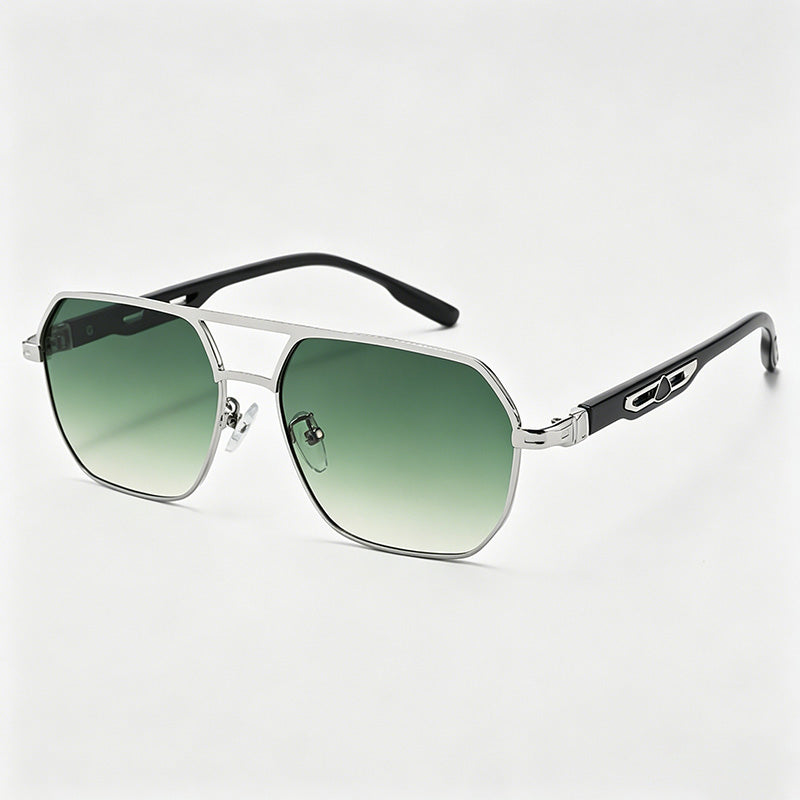 Retro Aviator Double-Bridge Su - Shopdayla Wholesale - #3298