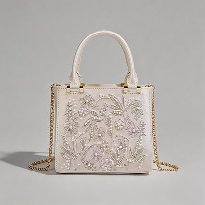 Pearl-Embellished Evening Bag - Shopdayla Wholesale - #8754