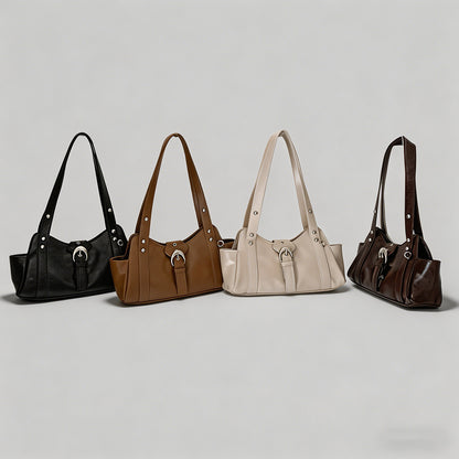 Vintage Waxed Leather Baguette - Shopdayla Wholesale - #5154