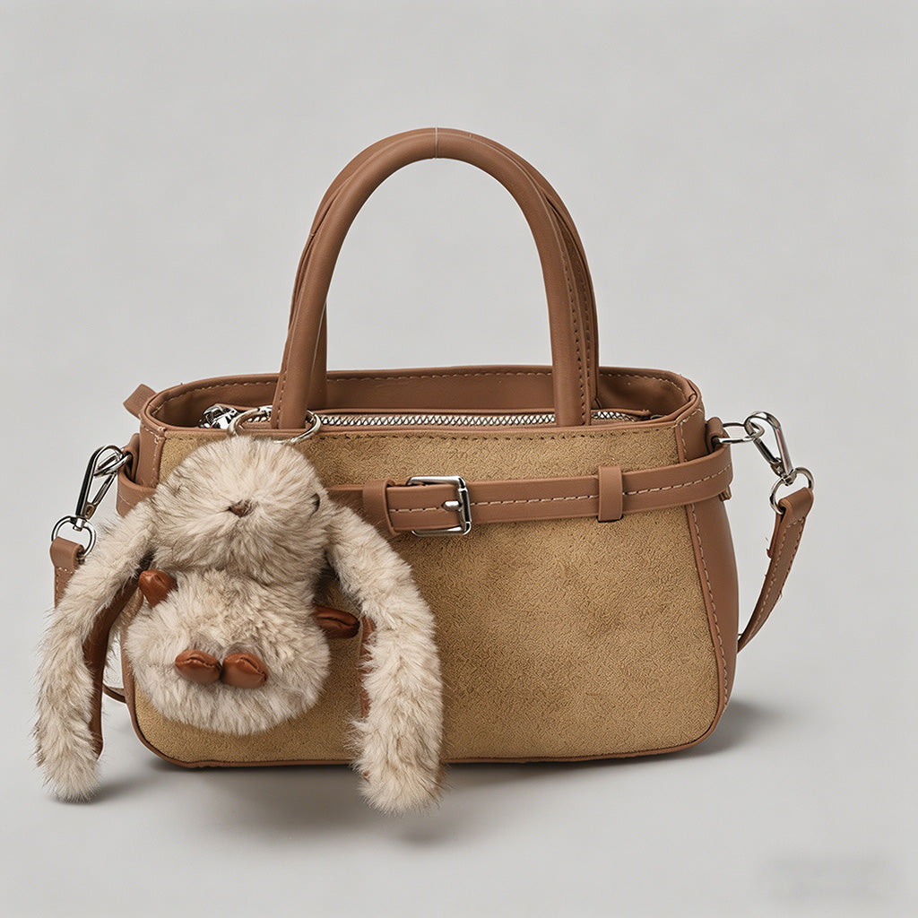 Cute Bunny Charm Handle Bag - Shopdayla Wholesale - #6770
