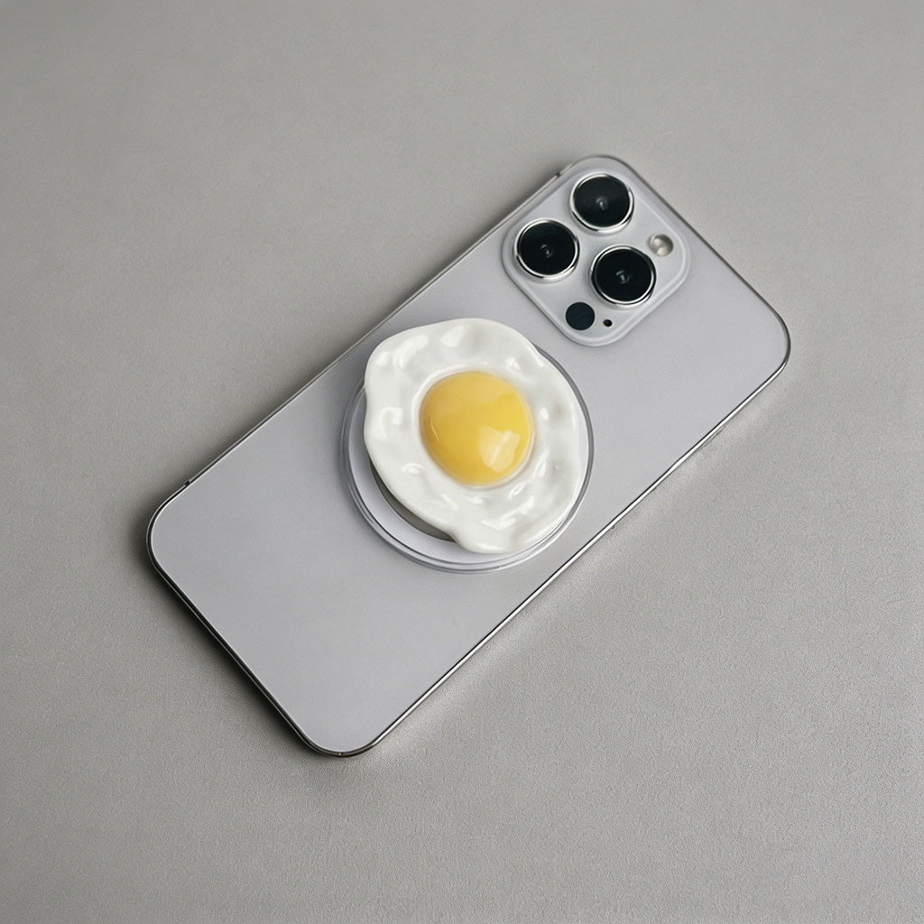 3D Fried Egg Phone Grip - Shopdayla Wholesale - #2754