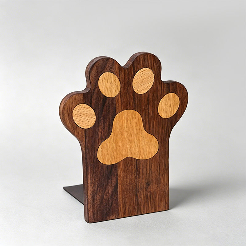 Cat Paw Solid Wood Bookends - Shopdayla Wholesale - #0338