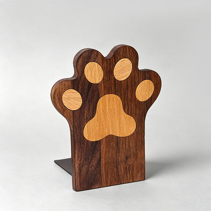 Cat Paw Solid Wood Bookends - Shopdayla Wholesale - #0338