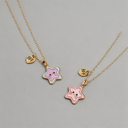 Star Pendant BFF Friendship Ne - Shopdayla Wholesale - #7106