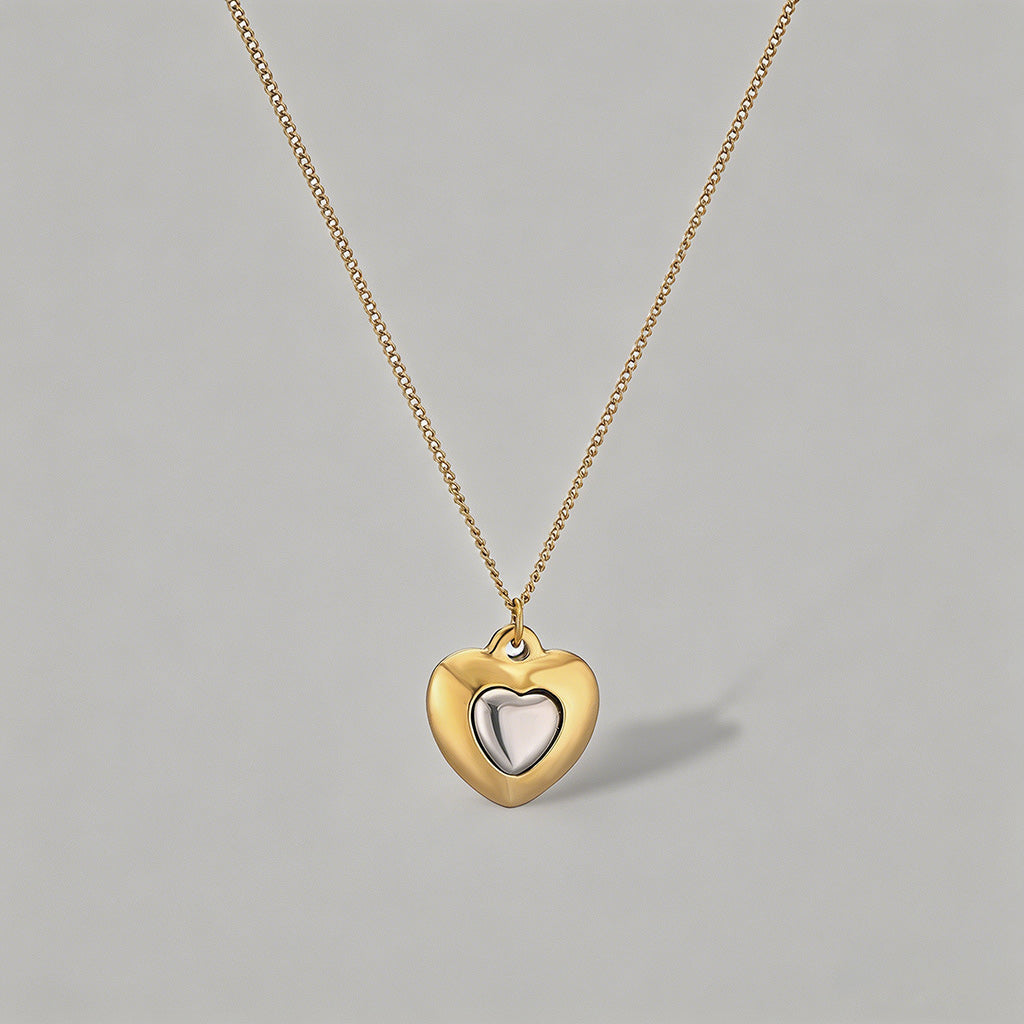 Heart Pendant Necklace - Shopdayla Wholesale - #7938