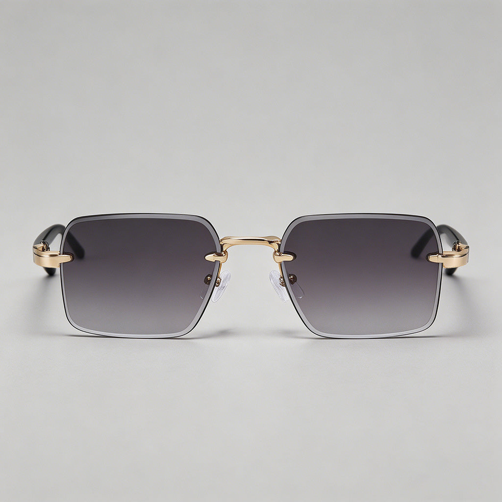 Metal Rimless Square Sunglasse - Shopdayla Wholesale - #3826