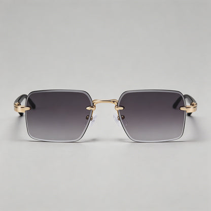 Metal Rimless Square Sunglasse - Shopdayla Wholesale - #3826