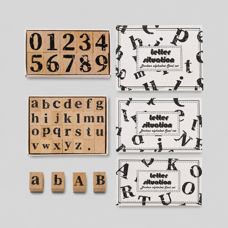 Vintage Number & Letter Wooden - Shopdayla Wholesale - #3970